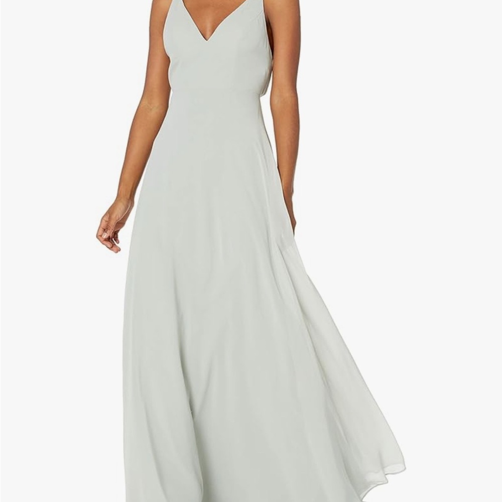 Jenny Yoo Dani Dress in Morning Mist (Light Sage Green)